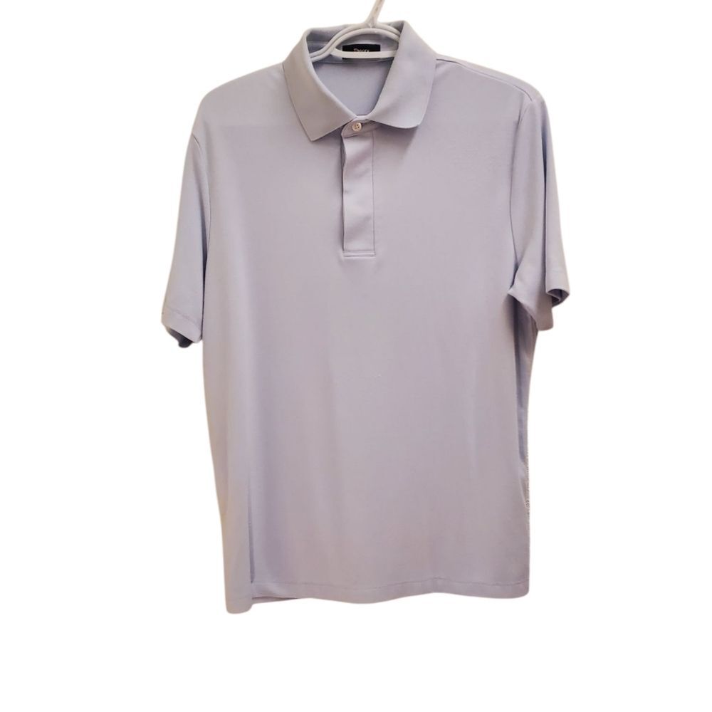 Theory Gray Polo Shirt Classic Design